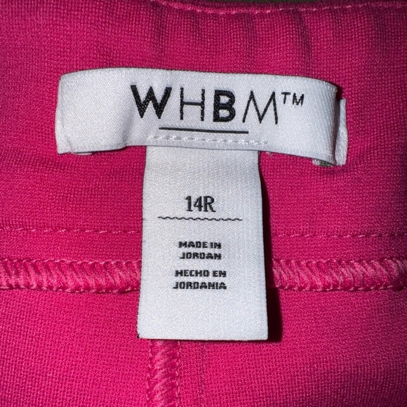 White House Black Market Pink Ankle Cropped Pants - Picture 5 of 6